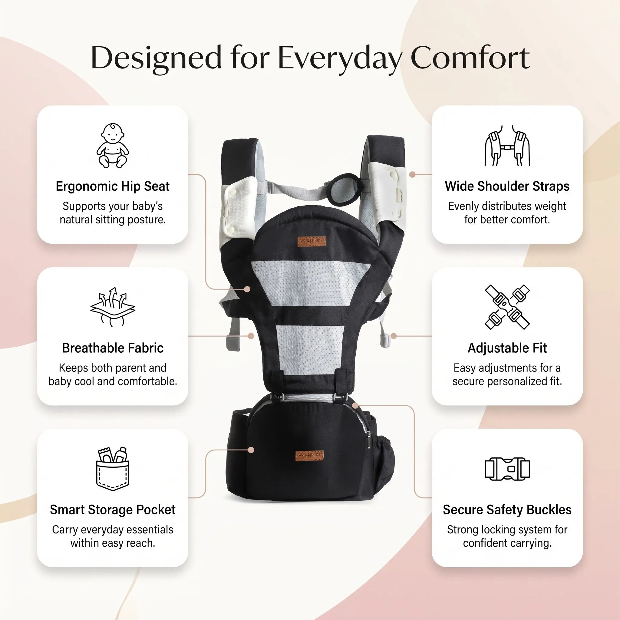 Little Explorer Hip Seat Baby Carrier