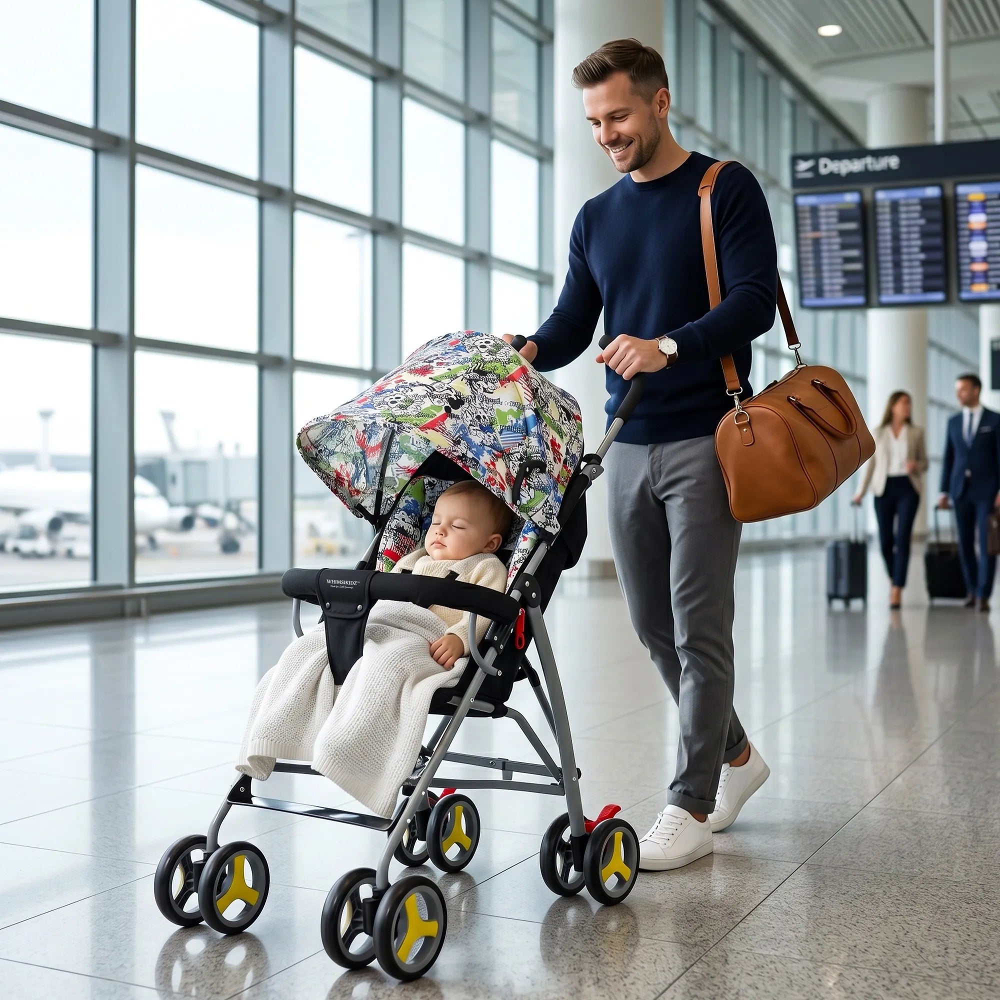 Whimsikidz Tag - Along Travel Stroller