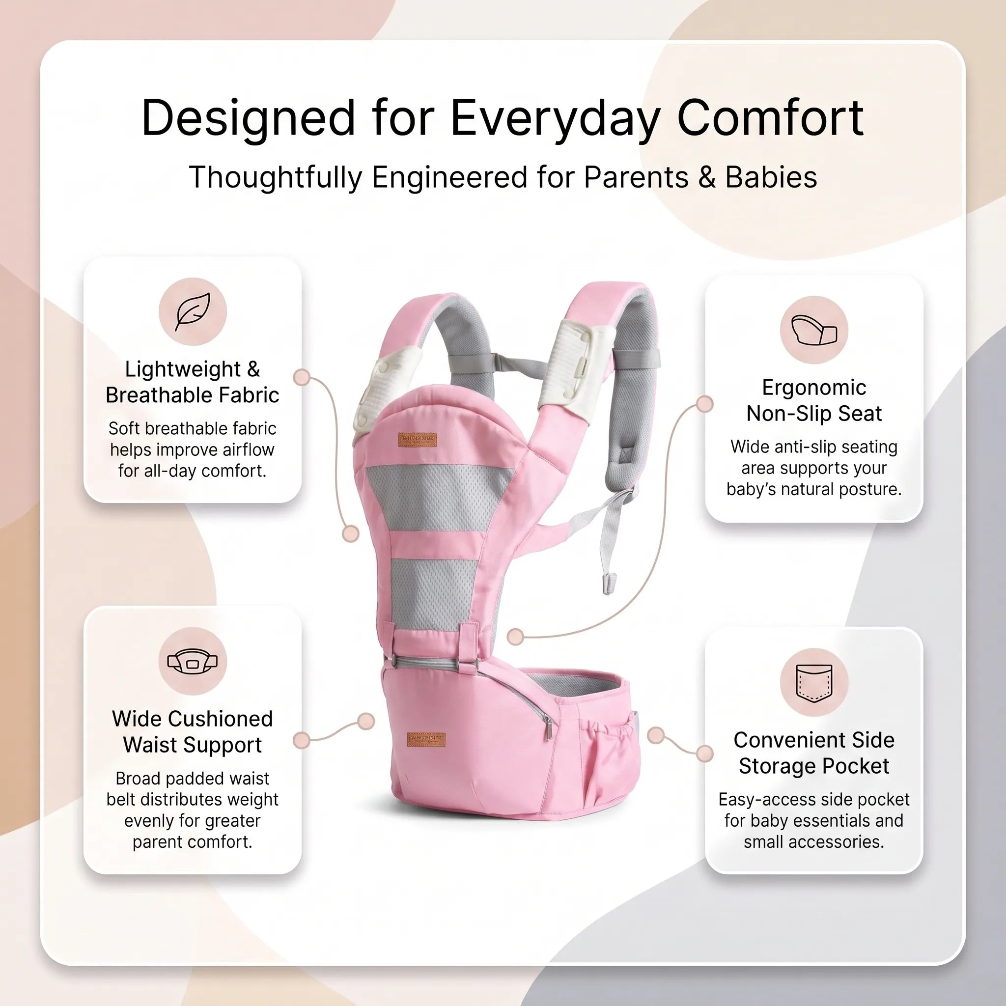 Little Explorer Hip Seat Baby Carrier