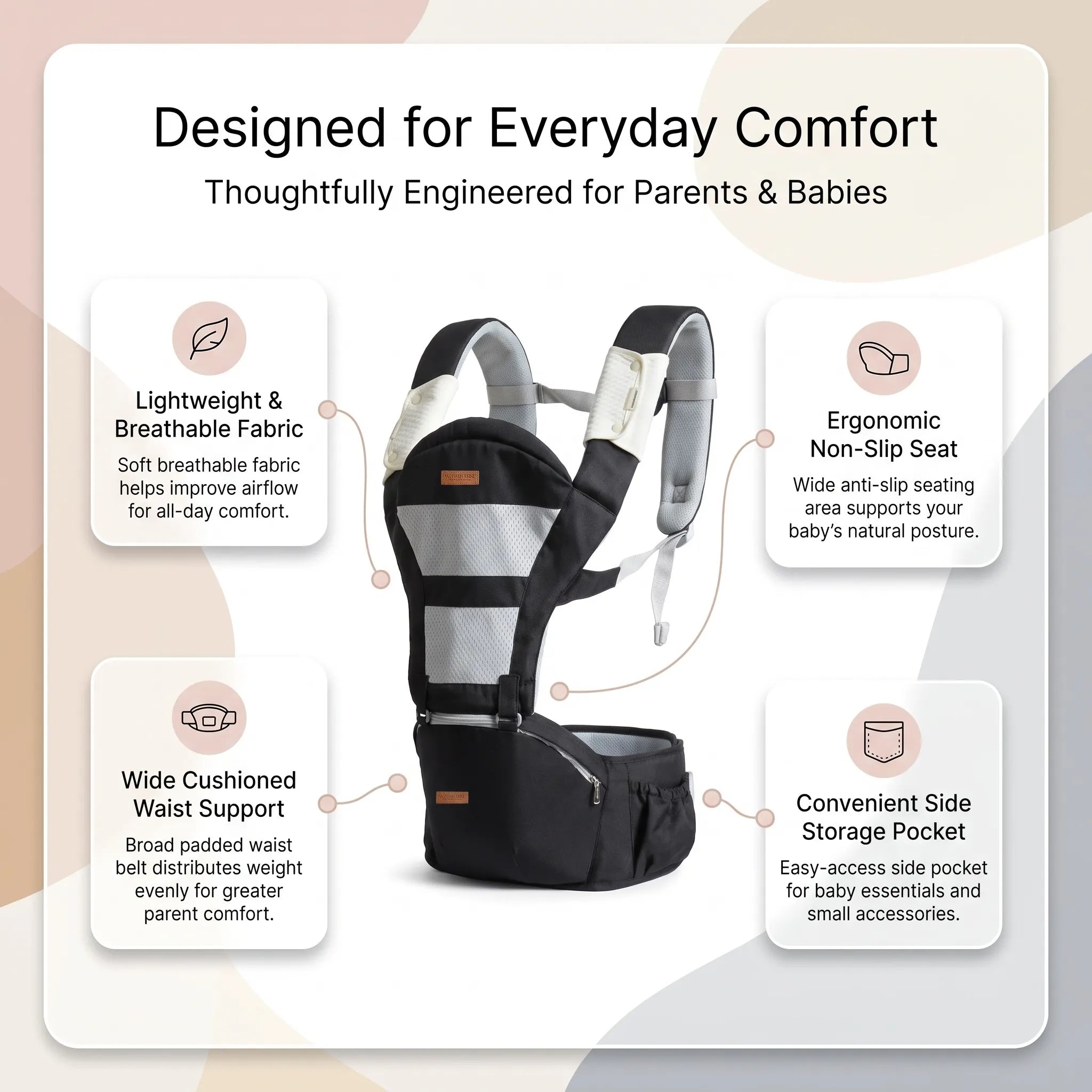 Little Explorer Hip Seat Baby Carrier