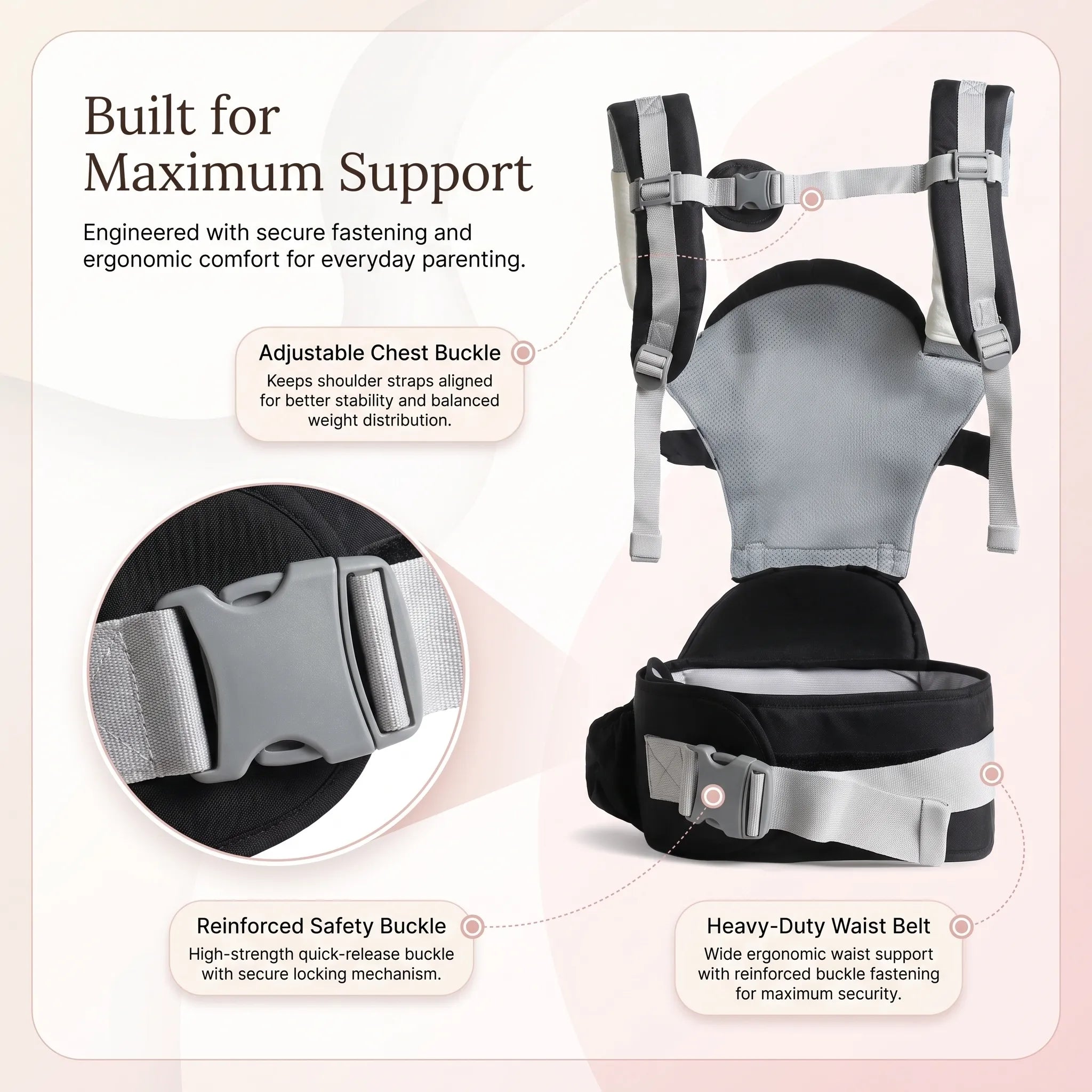 Little Explorer Hip Seat Baby Carrier
