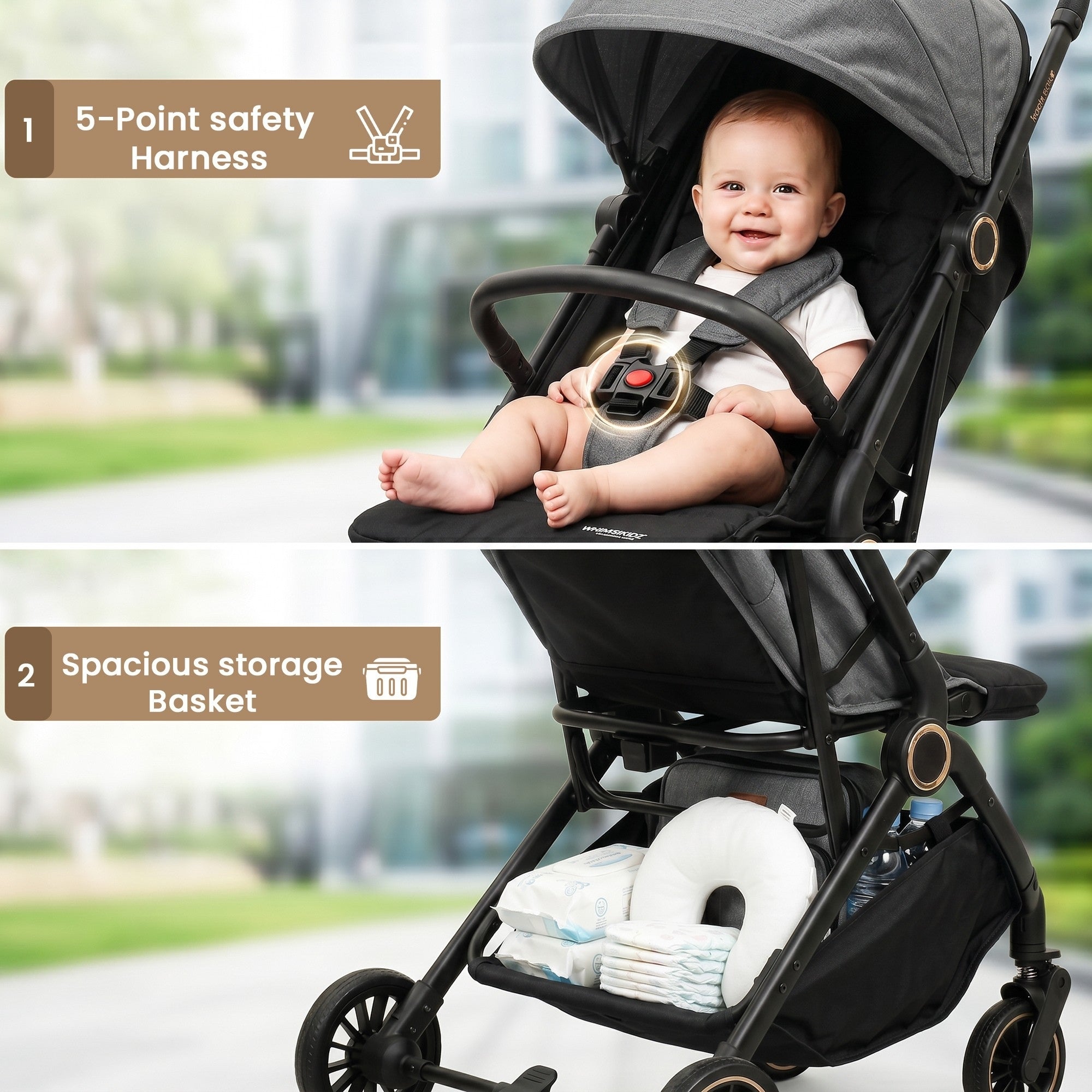 Whmsikidz Cabin Cruiser Stroller