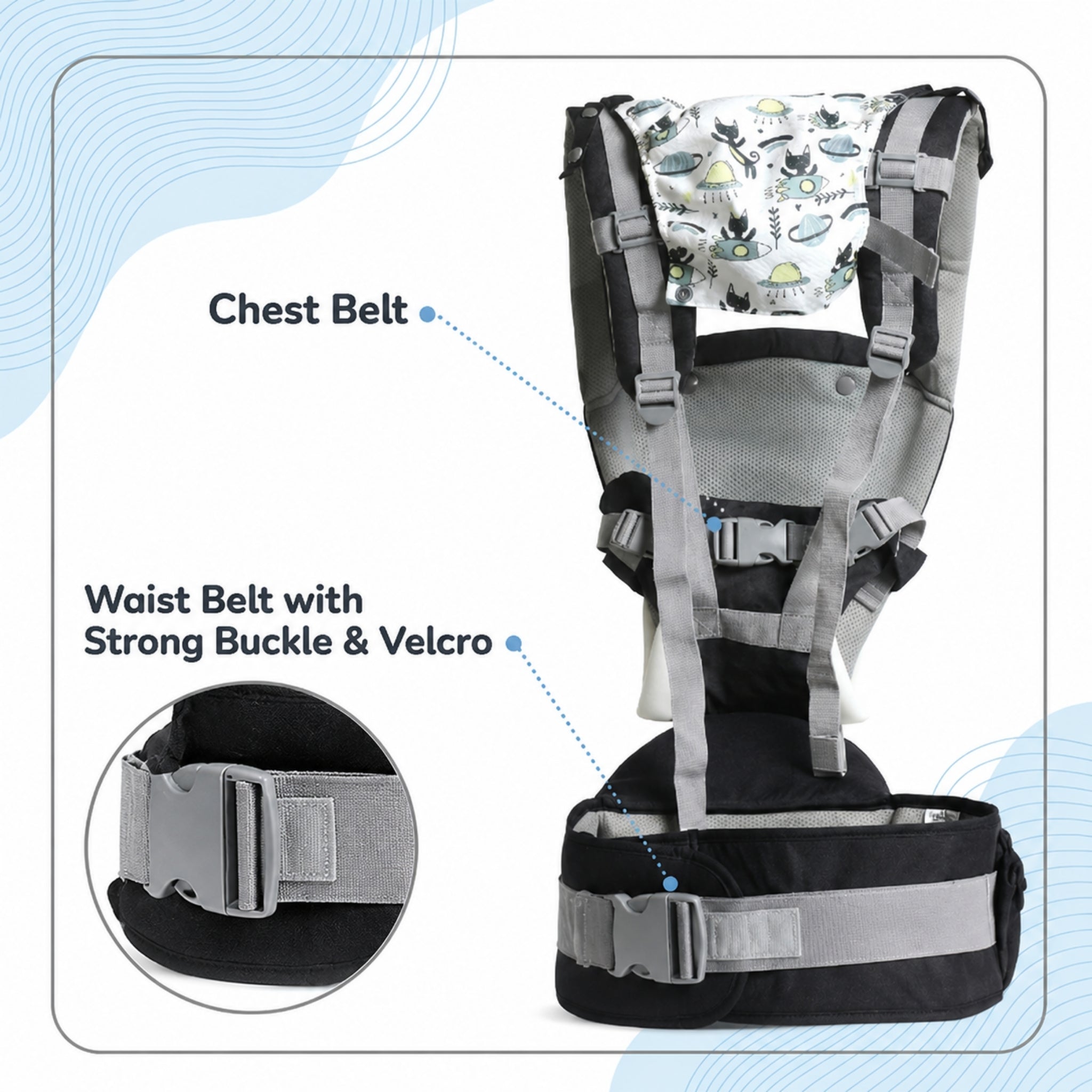 Cuddle Cloud 9 in 1 Baby carrier