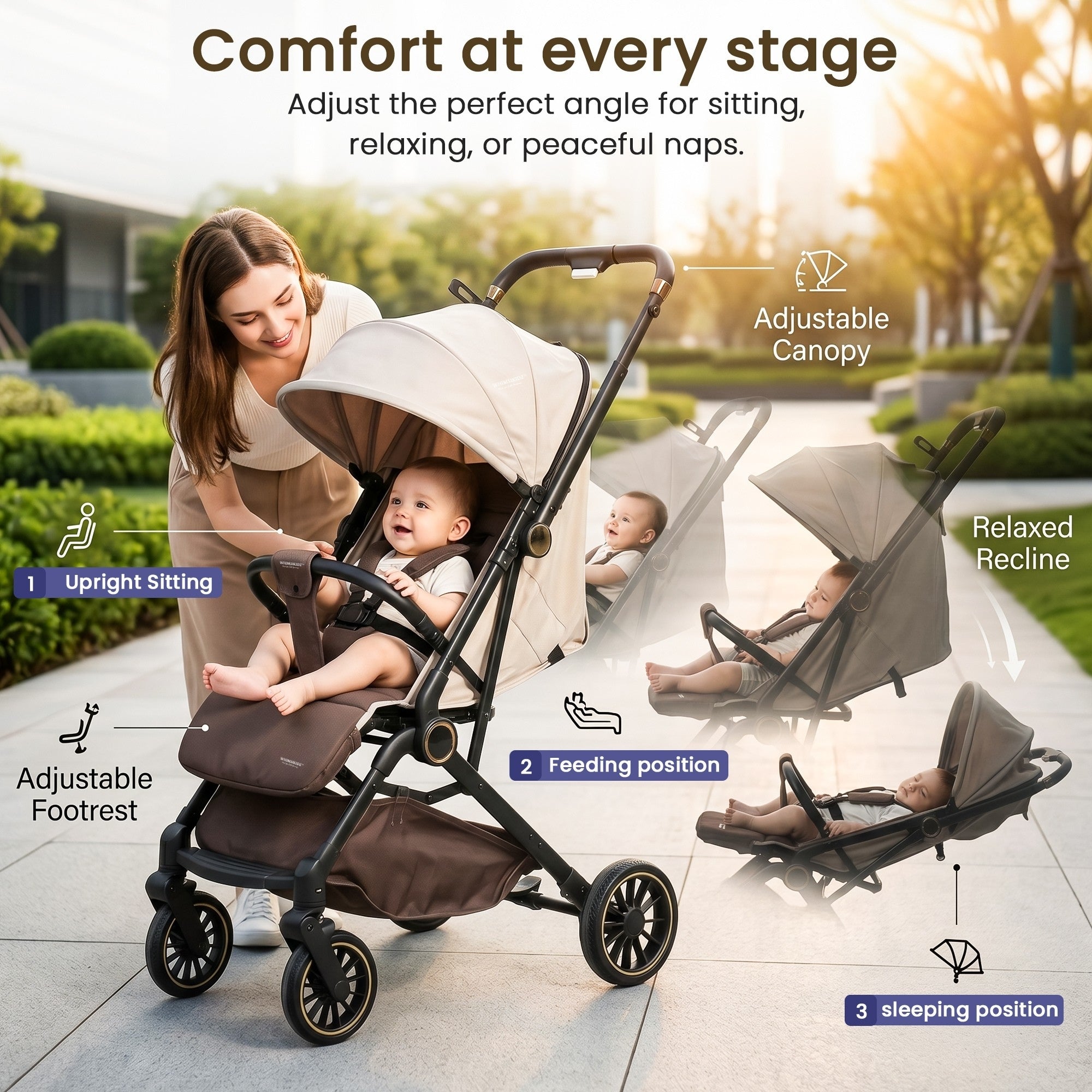 Whmsikidz Cabin Cruiser Stroller
