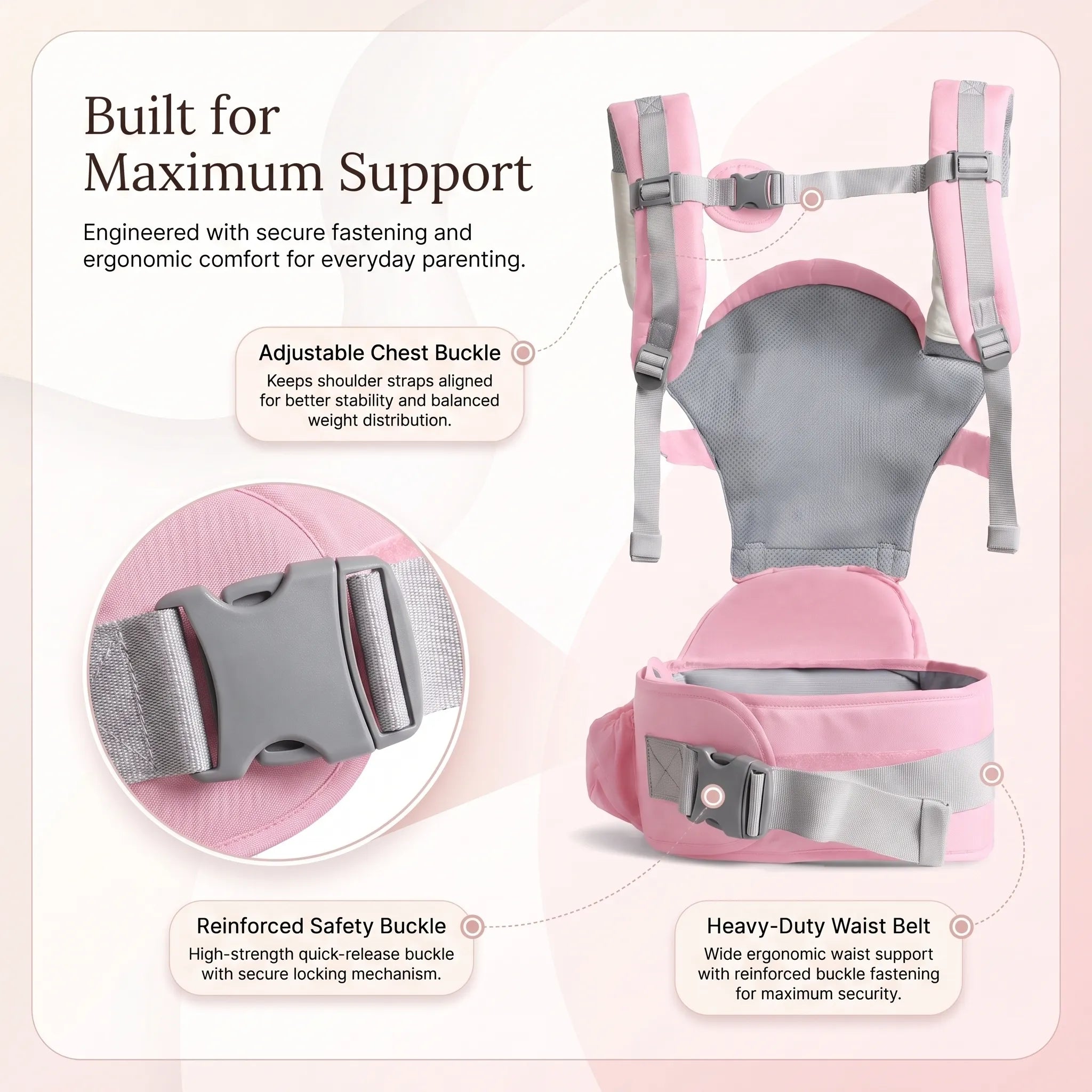 Little Explorer Hip Seat Baby Carrier