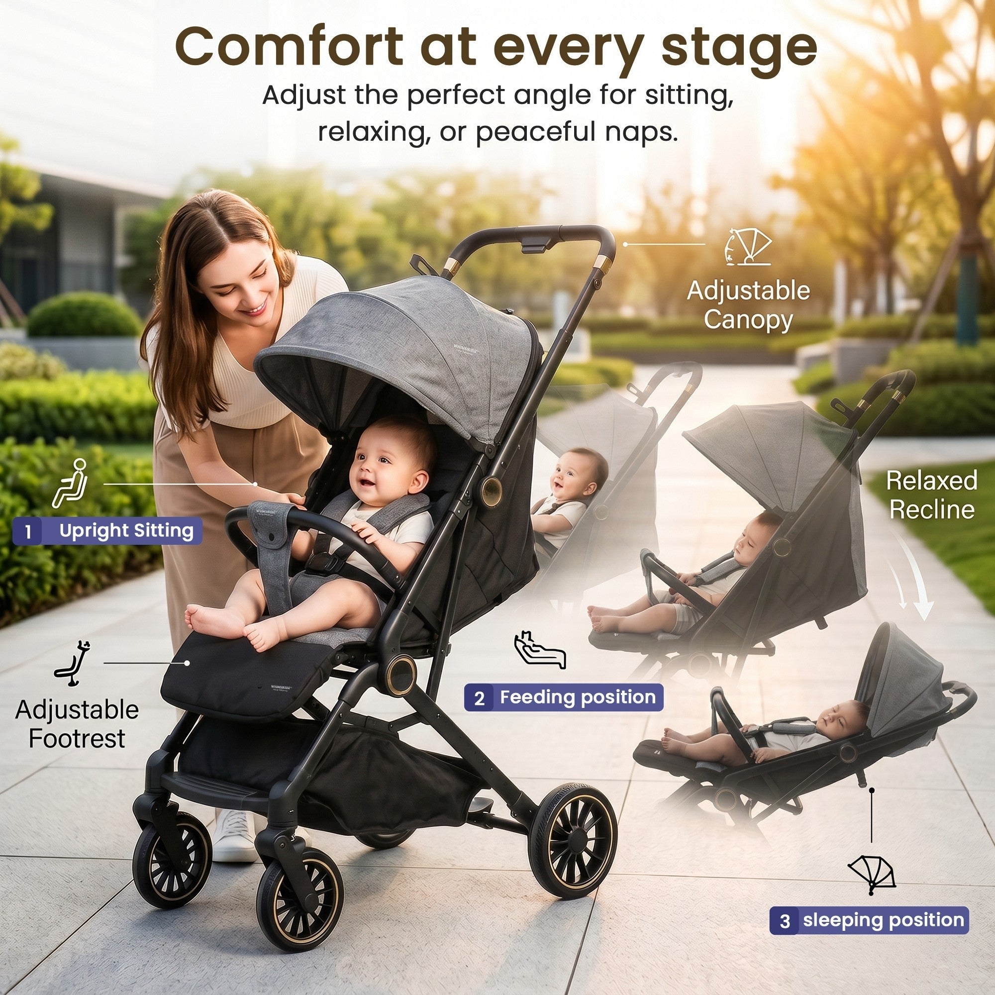 Whmsikidz Cabin Cruiser Stroller